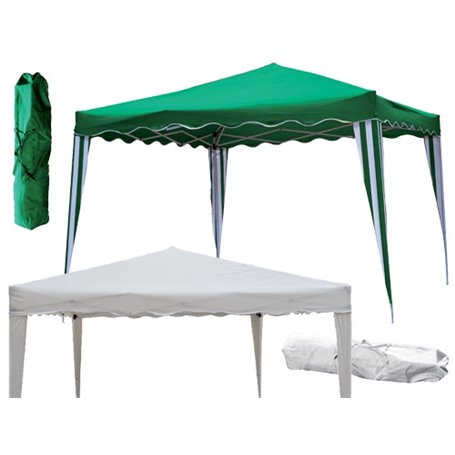 Gazebo Pieghevole Camel bianco L300xP300xH max 260 cm.