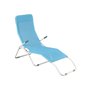 SEDIE SPIAGGIA SDRAIO OSCILLANTI LONG BEACH 63X200CM IN ACCIAIO COLORE BLU