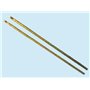 1COPPIA ASTA CATENACCIO CISA 06415/00 E 06451/00 06451: PUNTALE MONOBLOCCO DIAMETRO 8MM LUNGHEZZA 120 CM