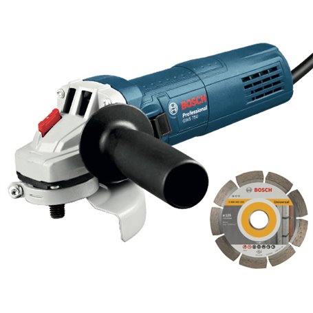 SMERIGLIATRICI BOSCH GWS 750 PROFESSIONAL POTENZA 750WATT