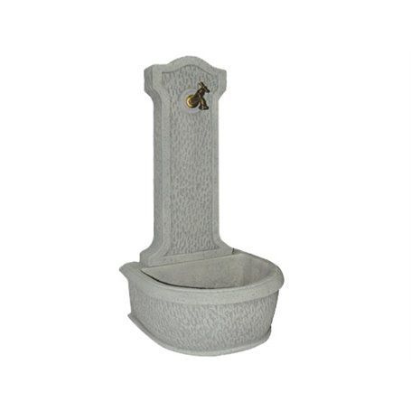 FONTANE A PARETE DECOGARDEN PIETRA 40x50xH altezza 100 cm. Peso 67 Kg grigio