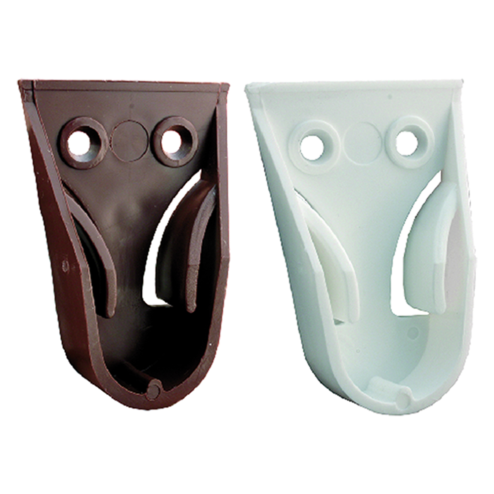 1PZ Reggitubo per Tubo Tondo mm 18 - pz. 4 marrone — Tubi e raccordi — rif. FERX.30502NLM