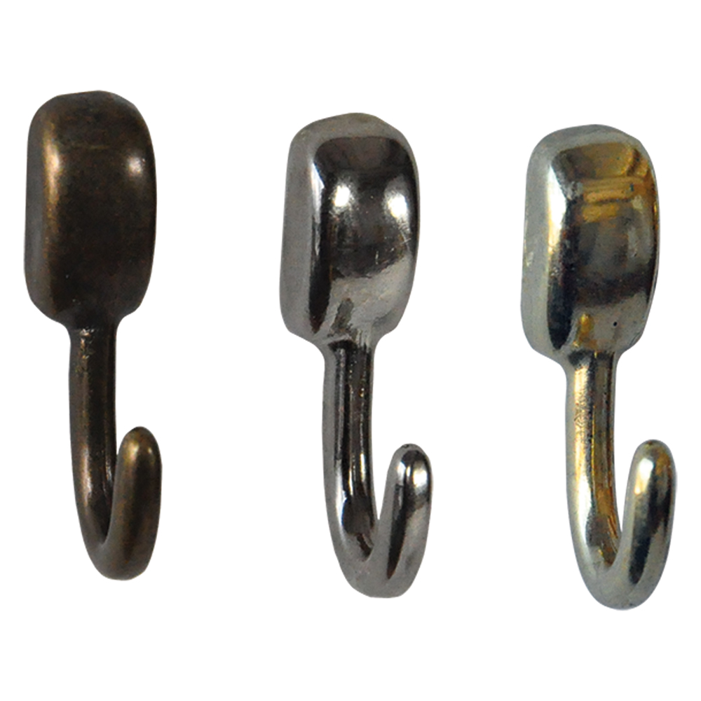 1PZ GANCIO PER QUADRI 'LUNGO' mm 30 - pz.  2 oro — Casalinghi e organizzazione — rif. FERX.32630NLM