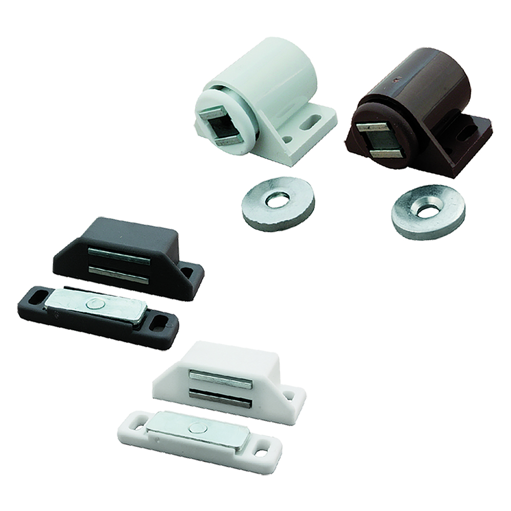 1PZ CHIUSURA MAGNETICA REGOLABILE forza kg 6 pz. 2 - marrone tondo — rif. FERX.31002NLM 1PZ CHIUSURA MAGNETICA REGOLABILE forza kg 6 pz. 2 - marrone tondo — rif. FERX.31002NLM