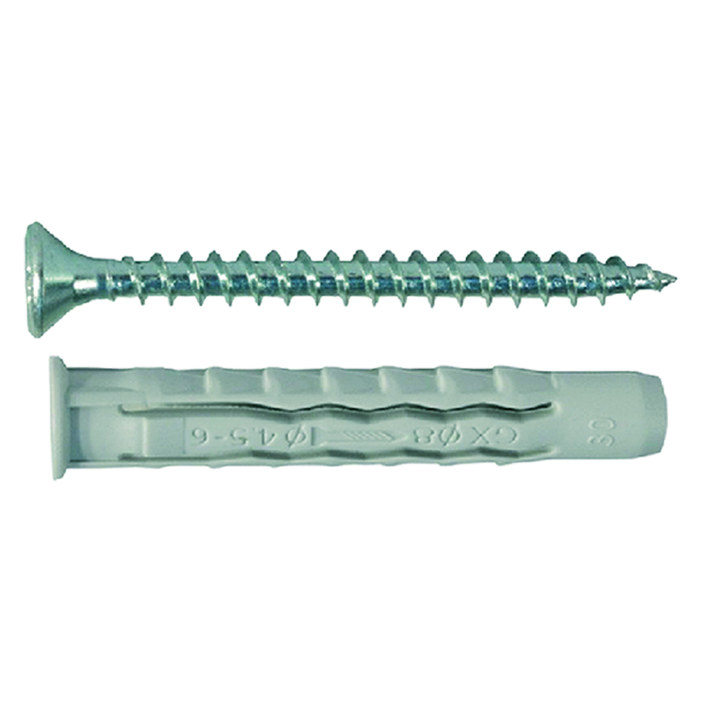 1PZ TASSELLO NYLON 'GL-VPS' mm 5 vite 3,5 x 30 - pz. 20 — Tasselli e ancoraggi — rif. FERX.40020NLM 1PZ TASSELLO NYLON 'GL-VPS' mm 5 vite 3,5 x 30 - pz. 20 — Tasselli e ancoraggi — rif. FERX.40020NLM