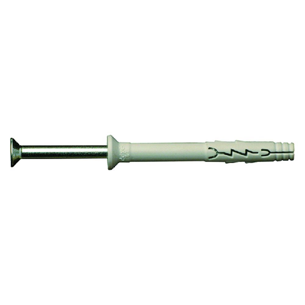 1PZ TASSELLO NYLON 'TJ' 8 x 75 - pz. 5 — Tasselli e ancoraggi — rif. FERX.40209NLM 1PZ TASSELLO NYLON 'TJ' 8 x 75 - pz. 5 — Tasselli e ancoraggi — rif. FERX.40209NLM
