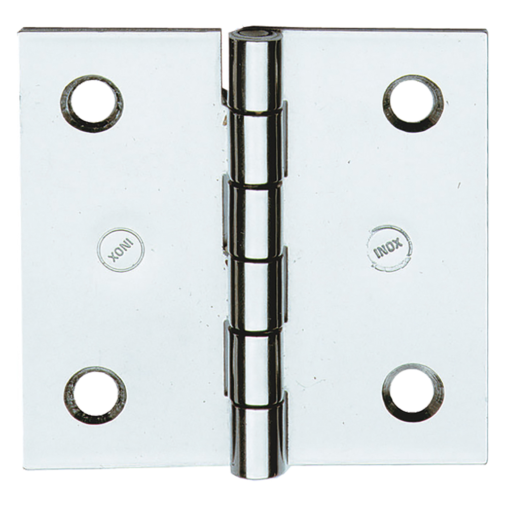 1PZ Cerniera in Acciaio Inox ART.850IN mm. 60 x 50 - pz. 2 — Cerniere e cardini — rif. FERX.39372NLM 1PZ Cerniera in Acciaio Inox ART.850IN mm. 60 x 50 - pz. 2 — Cerniere e cardini — rif. FERX.39372NLM