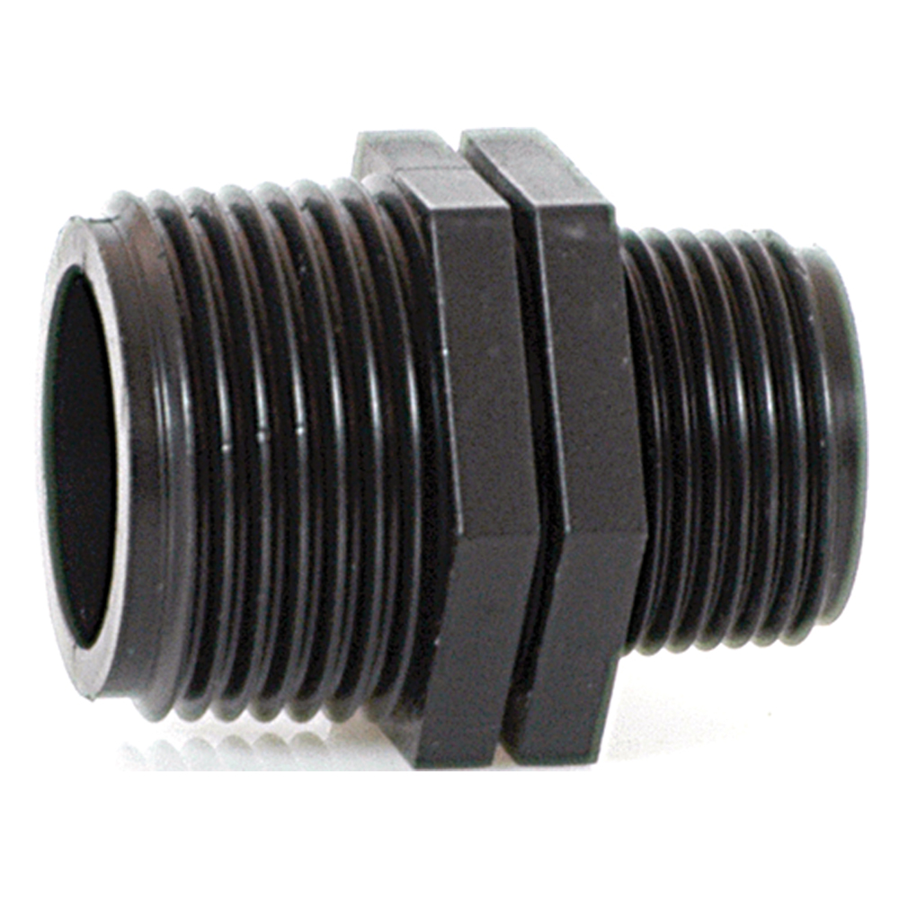 1PZ NIPPLO RIDOTTO IN POLIPROPILENE PN10 3/4 x 1/2 - pz 5 — Tubi e raccordi — rif. FERX.20780NLM