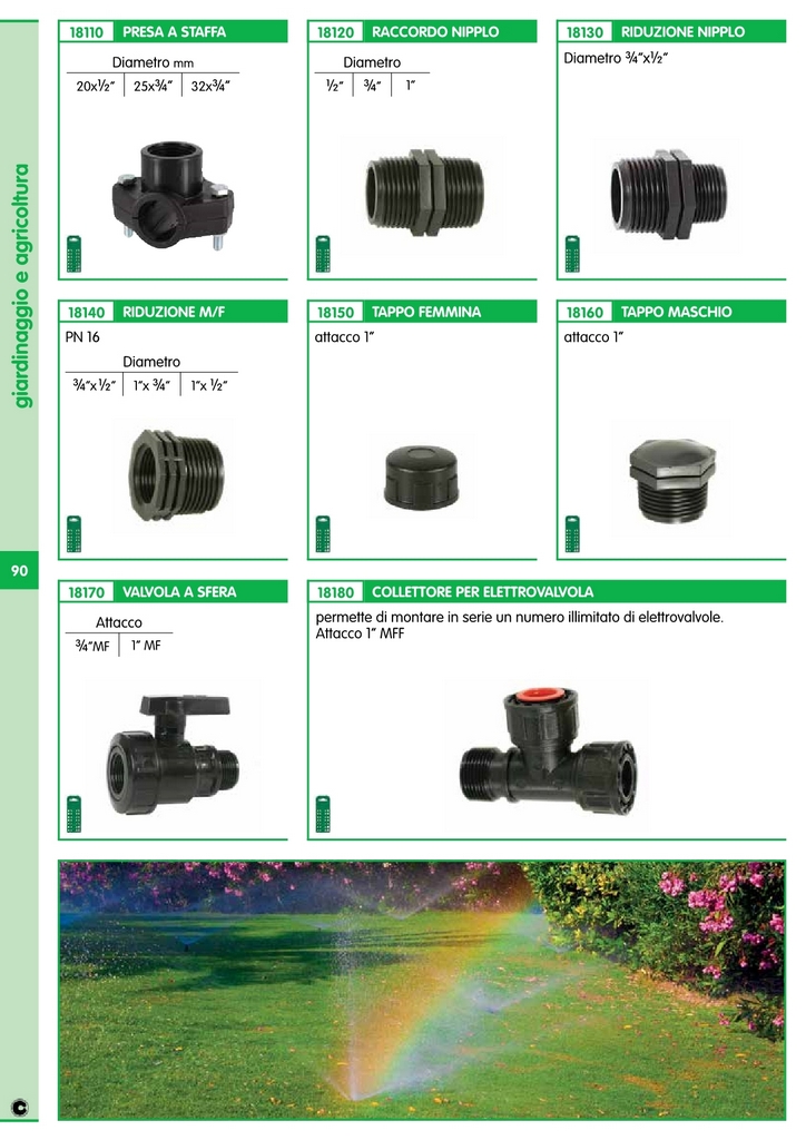 5PL PL RACCORDO NYLON RIDUZIONE M/F 1X 3/4 — Tubi e raccordi — rif. FERX.54413.STOCK — foto 2