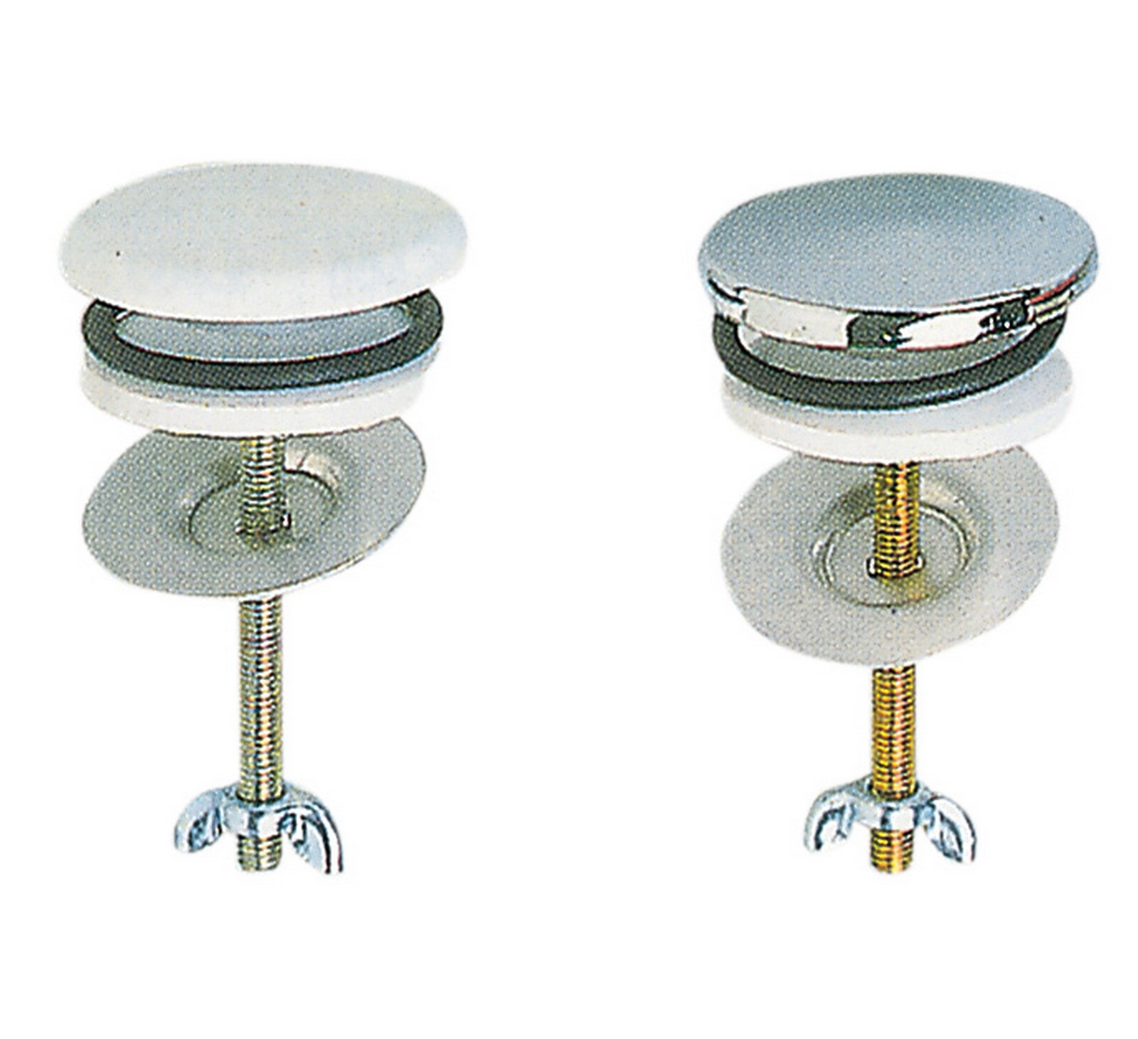 BLISTER TAPPI COPRIFORO PER LAVELLO OTTONE BIANCHI(PZ.2) — rif. FERX.85815.STOCK.S