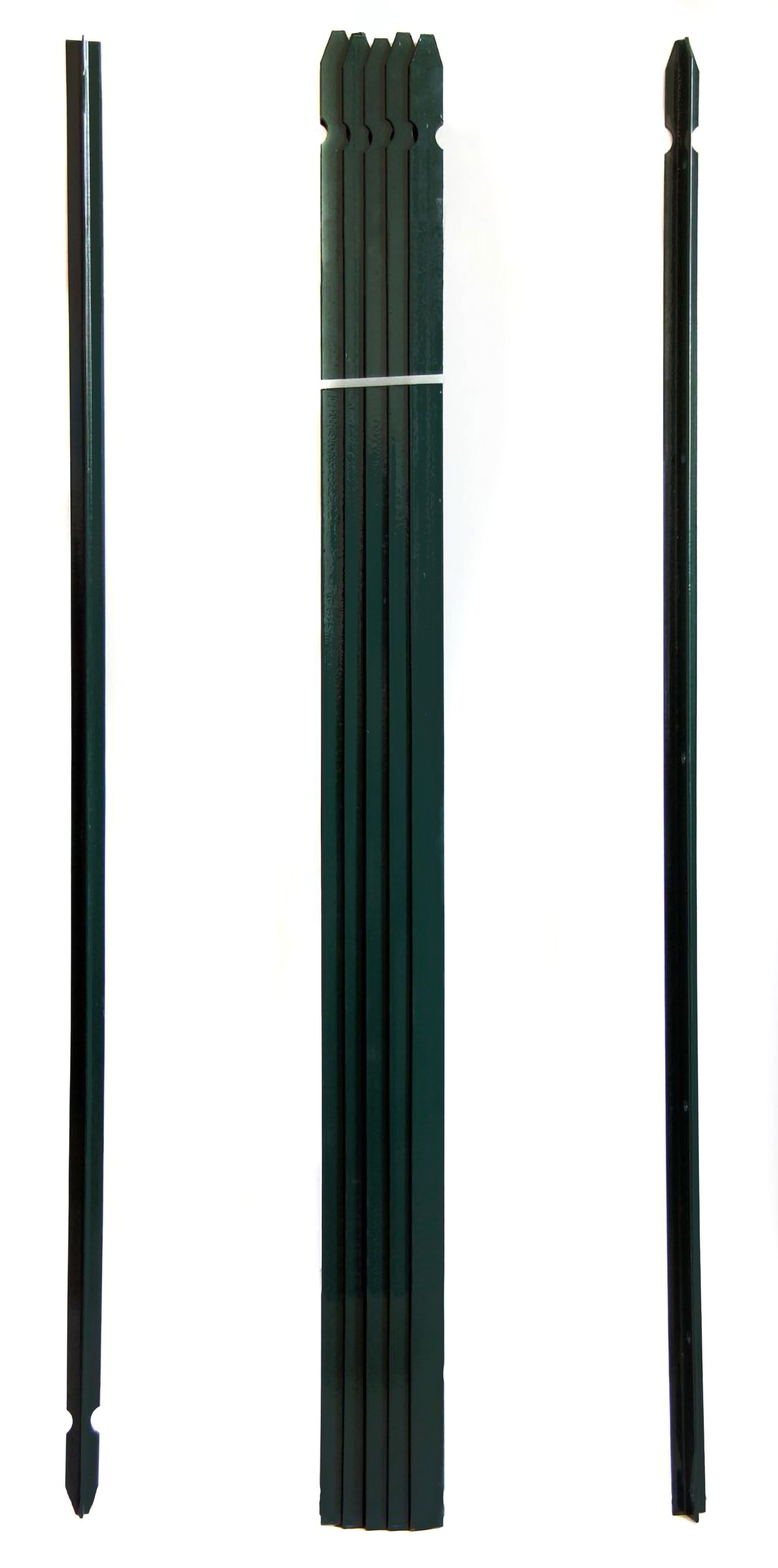 PALETTO A "T" SEZIONE MM 30X30X3 ALTEZZA 200 CM PLASTIFICATO VERDE PER RECINZIONI — Reti e recinzioni — rif. FERX.74235.STOCK.S — foto 2 PALETTO A "T" SEZIONE MM 30X30X3 ALTEZZA 200 CM PLASTIFICATO VERDE PER RECINZIONI — Reti e recinzioni — rif. FERX.74235.STOCK.S — foto 2