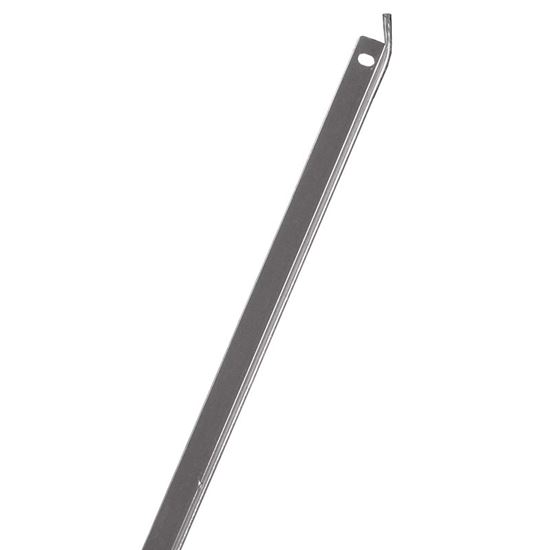 Saetta di sostegno a L H 125 CM 25x25x3 mm ZINCATA per paletti in ferro a T da H 150 | recinzioni da GIARDINO — rif. FERX.MI.85.STOCK.S — foto 4