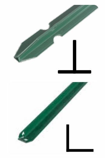 Paletto a T altezza 150 CM sezione mm 30x30x3 PLASTIFICATO Palo Verde da GIARDINO recinzione in ferro — Pali e paletti — rif. FERX.MI.45.STOCK.S — foto 5 Paletto a T altezza 150 CM sezione mm 30x30x3 PLASTIFICATO Palo Verde da GIARDINO recinzione in ferro — Pali e paletti — rif. FERX.MI.45.STOCK.S — foto 5