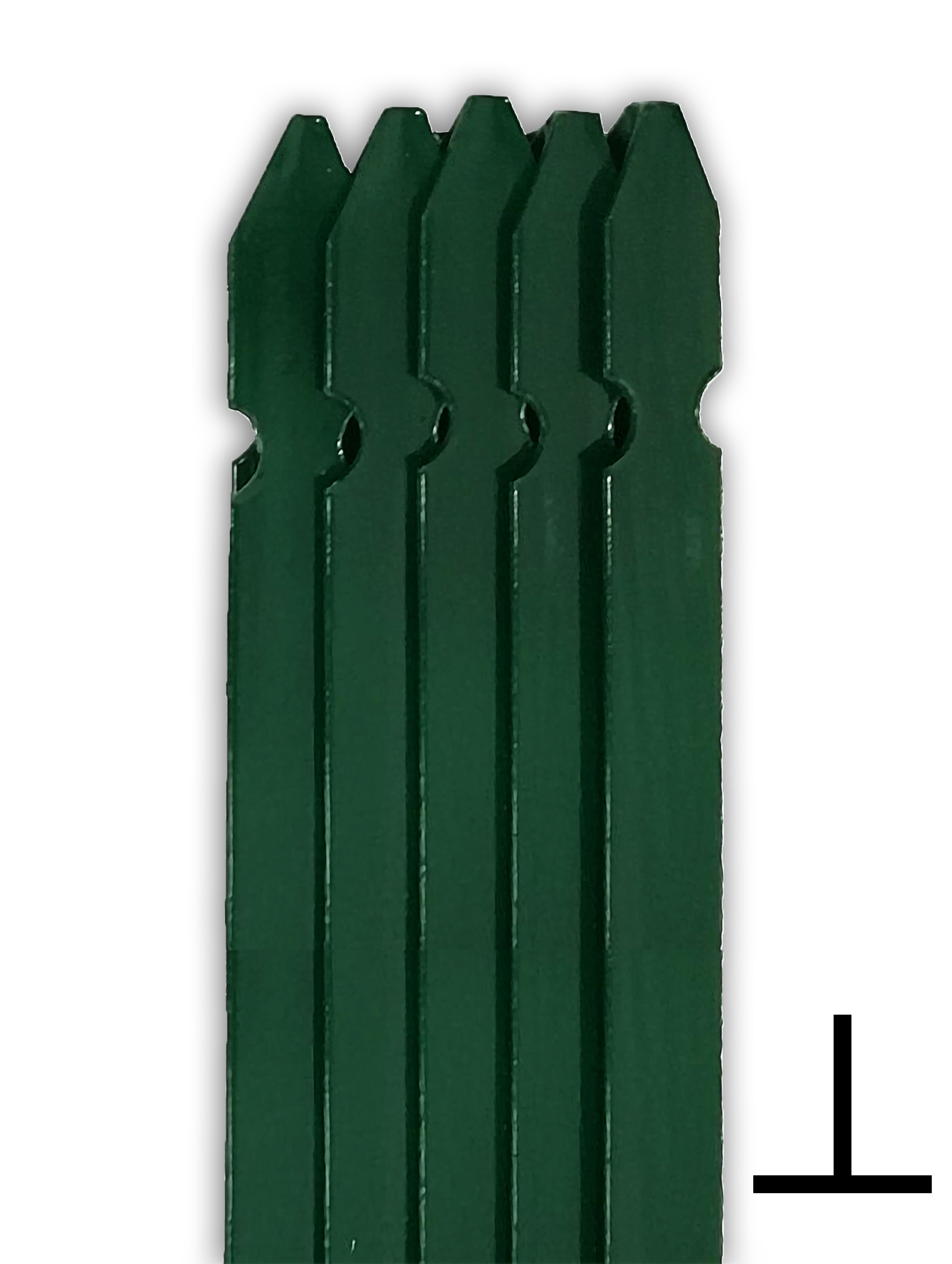 Paletto a T altezza 150 CM sezione mm 30x30x3 PLASTIFICATO Palo Verde da GIARDINO recinzione in ferro — Pali e paletti — rif. FERX.MI.45.STOCK.S — foto 6 Paletto a T altezza 150 CM sezione mm 30x30x3 PLASTIFICATO Palo Verde da GIARDINO recinzione in ferro — Pali e paletti — rif. FERX.MI.45.STOCK.S — foto 6