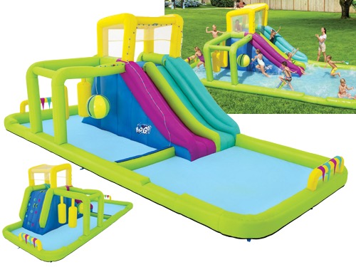 Parco Acquatico gonfiabile Splash Course BestWay 53387 in PVC  710x310x265 cm — rif. FRA536470
