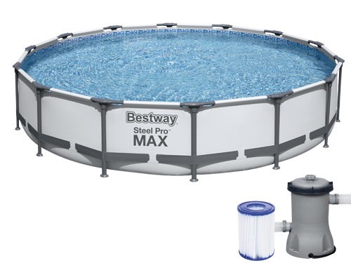 Piscina tonda Steel Pro Max BestWay 56595 diametro 427xH altezza 84cm — rif. FRA536507