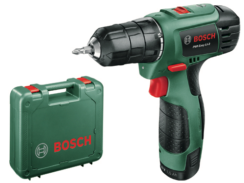 Trapano Batteria Bosch PSR Easy LI-2 Potenza 10,8 Volt — rif. FRA555035 Trapano Batteria Bosch PSR Easy LI-2 Potenza 10,8 Volt — rif. FRA555035
