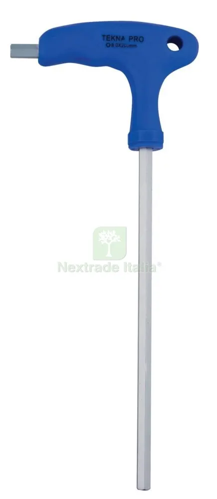 CHIAVE ESAGONALE CON IMPUGNATURA LUNGHEZZA LAMA 15 CM GRANDEZZA 8MM — Chiavi e bussole — rif. FERX.10876 CHIAVE ESAGONALE CON IMPUGNATURA LUNGHEZZA LAMA 15 CM GRANDEZZA 8MM — Chiavi e bussole — rif. FERX.10876