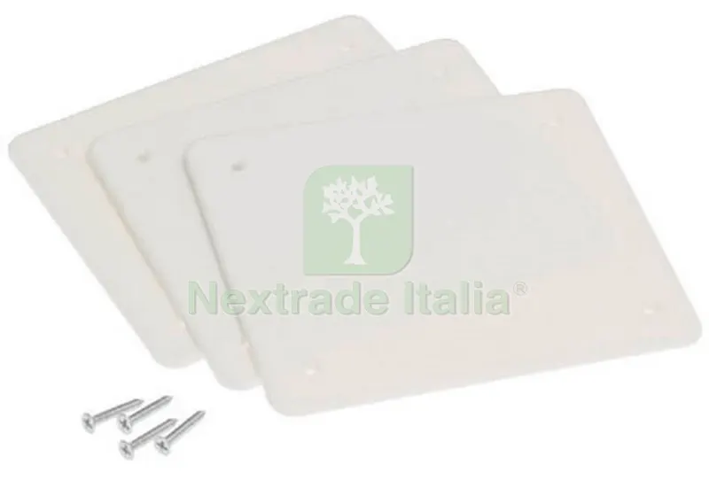 10PZ COPERCHIO PER CASSETTA AD INCASSO MM. 120x100 — Casalinghi e organizzazione — rif. FERX.11970 10PZ COPERCHIO PER CASSETTA AD INCASSO MM. 120x100 — Casalinghi e organizzazione — rif. FERX.11970