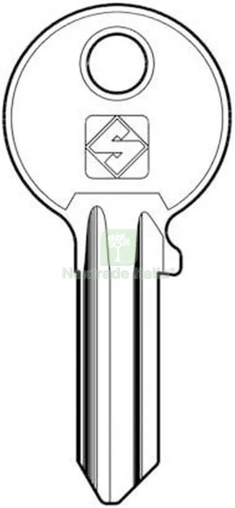 100PZ CHIAVI SILCA ART. CS204 OLC GR. 2/2 — Serrature e cilindri — rif. FERX.12259