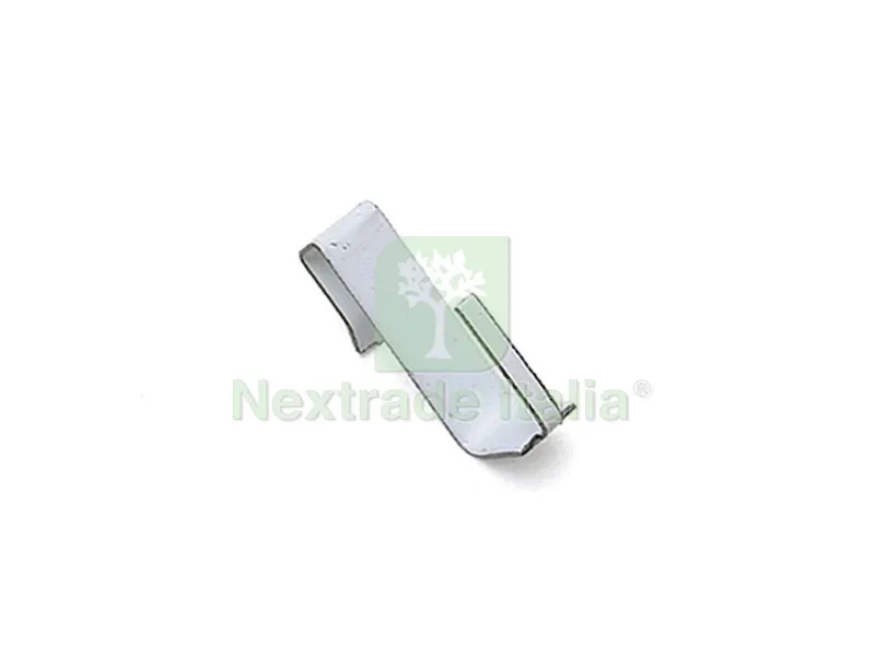 100PZ SUPPORTO PER BRIS BRIS GANCIO METALLO BIANCO — Ferramenta porte e finestre — rif. FERX.124