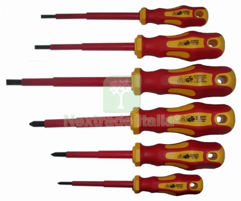 6CF SERIE 6 GIRAVITI CON ISOLAMENTO VDE — Cacciaviti e giraviti — rif. FERX.16047