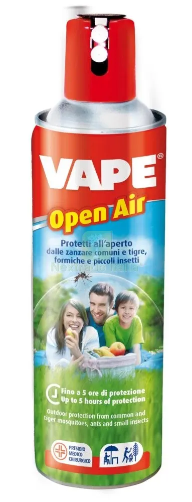 12PZ VAPE OPEN AIR PROTEZIONE SPAZI APERTI SPRAY 500 ML — Protezione piante e sementi — rif. FERX.16094 12PZ VAPE OPEN AIR PROTEZIONE SPAZI APERTI SPRAY 500 ML — Protezione piante e sementi — rif. FERX.16094