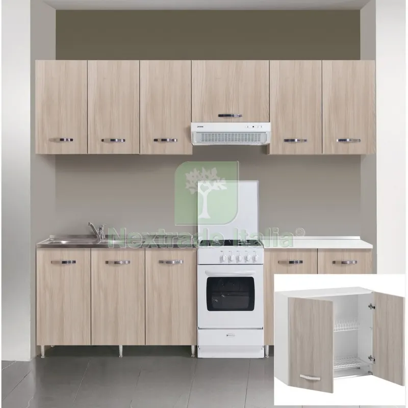 KIT CUCINA PENSILE 2 ANTE SCOLAPIATTI 80X32XH72 CM OLMO — Casalinghi e organizzazione — rif. FERX.17584 KIT CUCINA PENSILE 2 ANTE SCOLAPIATTI 80X32XH72 CM OLMO — Casalinghi e organizzazione — rif. FERX.17584