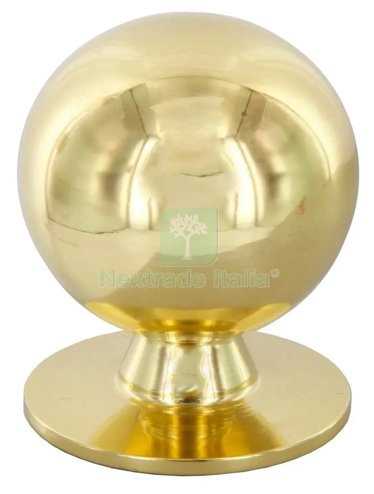 25PZ CAFIM POMOLO ART. 2172 ORO LUCIDO MISURA D DIAMETRO 15 MM — Maniglie e pomelli — rif. FERX.18852 25PZ CAFIM POMOLO ART. 2172 ORO LUCIDO MISURA D DIAMETRO 15 MM — Maniglie e pomelli — rif. FERX.18852