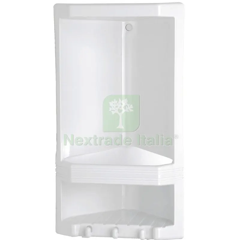 GEDY 8079 ANGOLIERA DOCCIA BIANCA — Accessori bagno — rif. FERX.2035