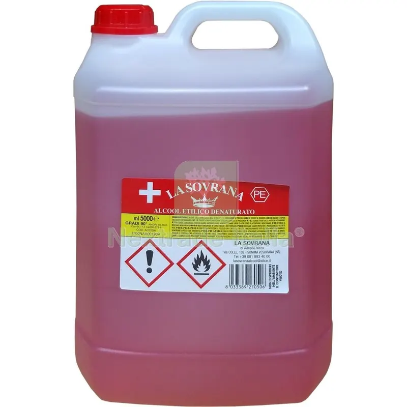 3PZ ALCOOL DENATURATO 90 LT. 5 — Diluenti e solventi — rif. FERX.21213