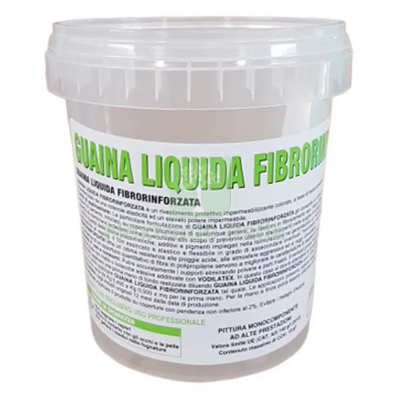 9PZ GUAINA LIQUIDA FIBRORINFORZATA GRIGIA KG. 1 — Impermeabilizzanti e idrofughi — rif. FERX.2181 9PZ GUAINA LIQUIDA FIBRORINFORZATA GRIGIA KG. 1 — Impermeabilizzanti e idrofughi — rif. FERX.2181