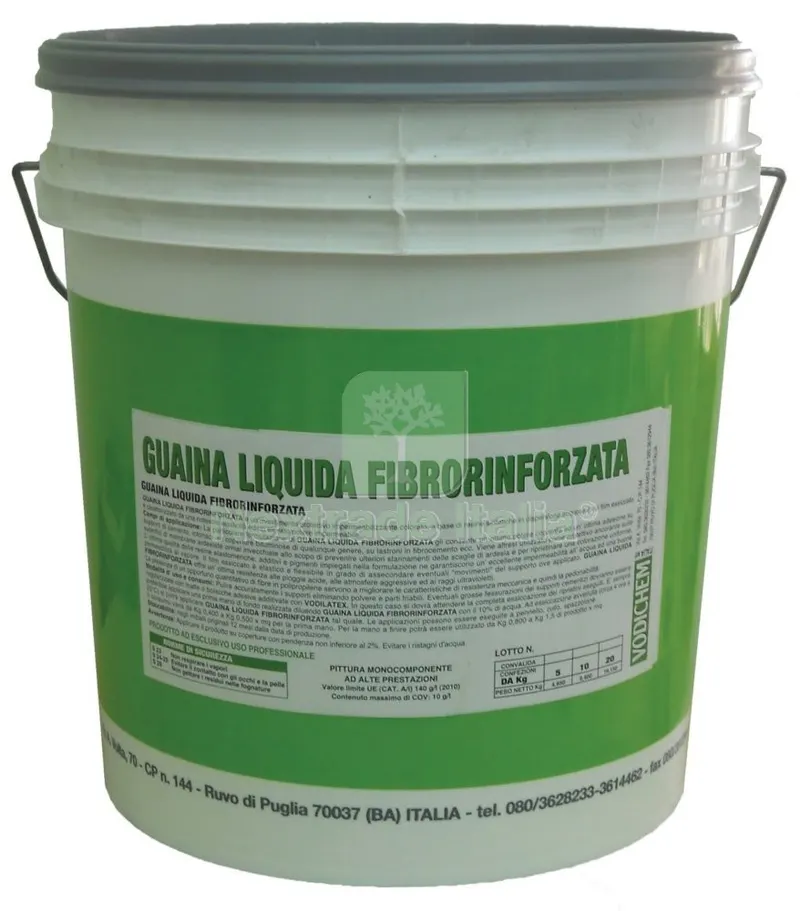 GUAINA LIQUIDA FIBRORINFORZATA GRIGIA KG.20 — Impermeabilizzanti e idrofughi — rif. FERX.2209 GUAINA LIQUIDA FIBRORINFORZATA GRIGIA KG.20 — Impermeabilizzanti e idrofughi — rif. FERX.2209