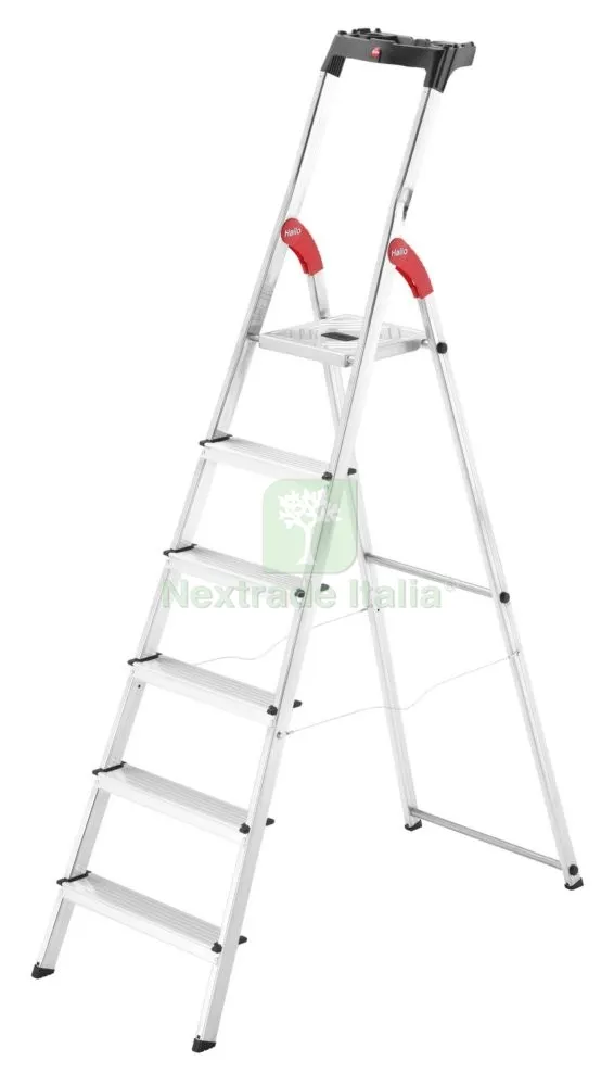 HAILO SCALA ALLUMINIO ART.L60 6 GRADINI — Casalinghi e organizzazione — rif. FERX.22928