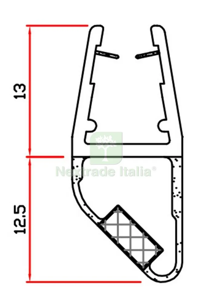 4PZ GUARNIZIONE PER BOX DOCCIA 2 M MOD.412 SNS+NSN — Guarnizioni e tenute — rif. FERX.24311 4PZ GUARNIZIONE PER BOX DOCCIA 2 M MOD.412 SNS+NSN — Guarnizioni e tenute — rif. FERX.24311