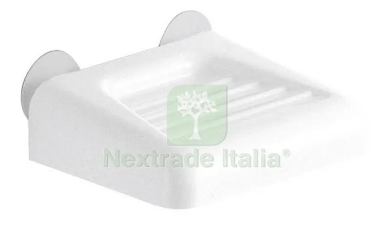 GEDY 8011 JUNIOR PORTASAPONE BIANCO — Accessori bagno — rif. FERX.24371