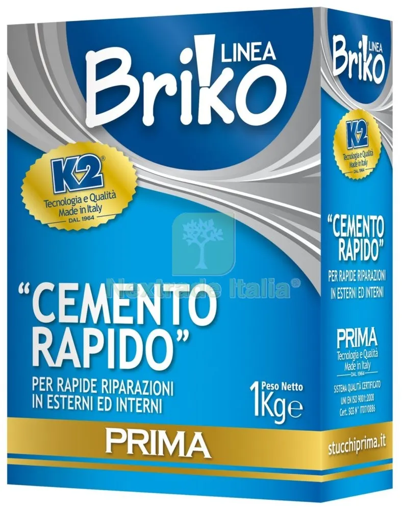 12PZ LINEA BRIKO CEMENTO RAPIDO DA KG. 1 — Cemento, malte e collanti edili — rif. FERX.24825 12PZ LINEA BRIKO CEMENTO RAPIDO DA KG. 1 — Cemento, malte e collanti edili — rif. FERX.24825