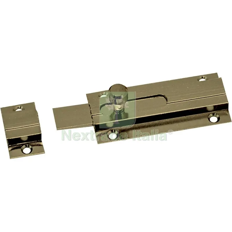 6PZ CATENACCIOLO 228 OTTONE LUCIDO 80 MM — Serrature e cilindri — rif. FERX.25759 6PZ CATENACCIOLO 228 OTTONE LUCIDO 80 MM — Serrature e cilindri — rif. FERX.25759