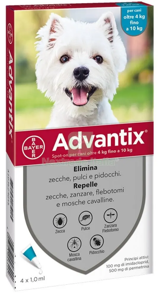 BAYER ADVANTIX SPOT ON CANI KG. 4-10 — Cani — rif. FERX.29081