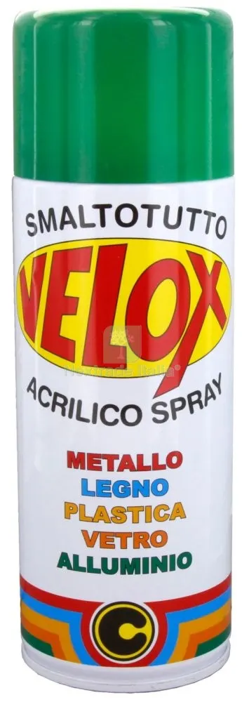 6PZ VELOX SPRAY ACRILICO VERDE MENTA RAL 6029 — Bombolette e vernici spray — rif. FERX.2995 6PZ VELOX SPRAY ACRILICO VERDE MENTA RAL 6029 — Bombolette e vernici spray — rif. FERX.2995