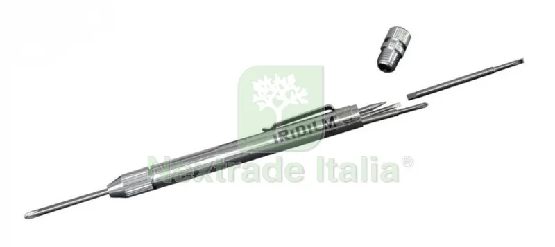 IRIDIUM MICRO CACCIAVITE TASCABILE CON 5 MICROLAME — Cacciaviti e giraviti — rif. FERX.31676 IRIDIUM MICRO CACCIAVITE TASCABILE CON 5 MICROLAME — Cacciaviti e giraviti — rif. FERX.31676