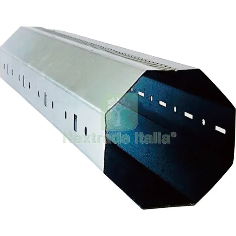 RULLO OTTAGONALE ZINCATO SPESSORE 8/10 DIAMETRO MM.60XML.2,2 — Ferramenta porte e finestre — rif. FERX.3544 RULLO OTTAGONALE ZINCATO SPESSORE 8/10 DIAMETRO MM.60XML.2,2 — Ferramenta porte e finestre — rif. FERX.3544