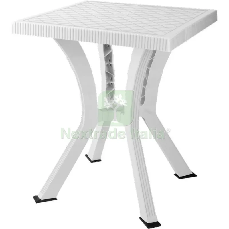 TAVOLO RIGOLETTO ELITE CM 60X60 BIANCO — Casalinghi e organizzazione — rif. FERX.3608