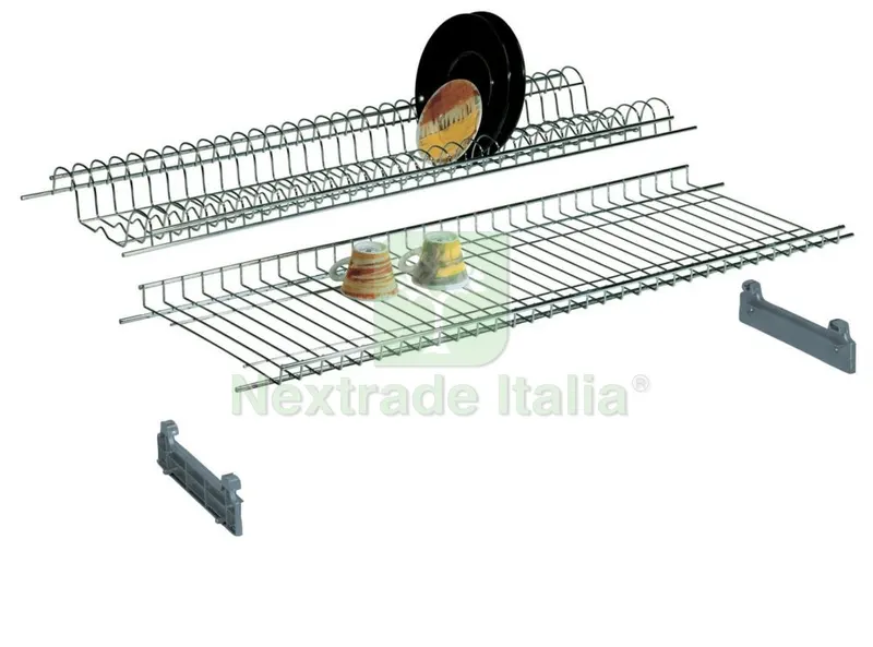 6COPPIE MENSOLE COLAPIATTI CROMATE CM. 86 CON SUPPORTI — Arredo — rif. FERX.37148 6COPPIE MENSOLE COLAPIATTI CROMATE CM. 86 CON SUPPORTI — Arredo — rif. FERX.37148