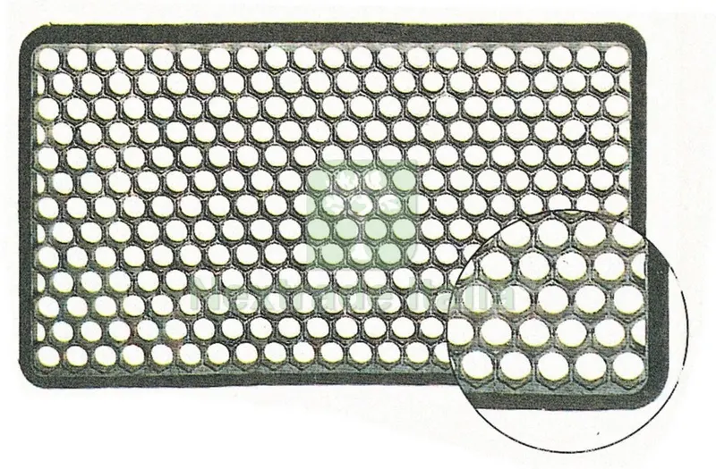 ZERBINO NIDO DAPE NERO CON BORDO 41X71 CM — Casalinghi e organizzazione — rif. FERX.37763 ZERBINO NIDO DAPE NERO CON BORDO 41X71 CM — Casalinghi e organizzazione — rif. FERX.37763