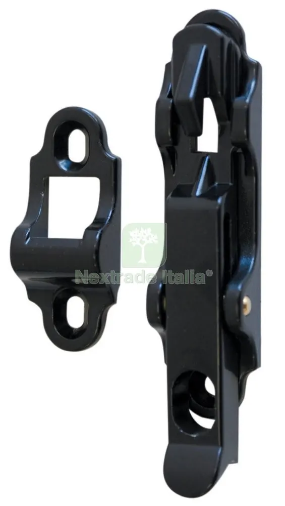 25PZ FERMAIMPOSTE ART. 1300 NERO PER BALCONI — Ferramenta porte e finestre — rif. FERX.4841 25PZ FERMAIMPOSTE ART. 1300 NERO PER BALCONI — Ferramenta porte e finestre — rif. FERX.4841