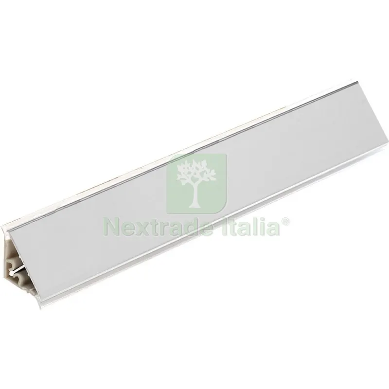 5PZ ALZATINA TRIANGOLARE PER CUCINA COLORE BIANCO MT 3 — Ferramenta porte e finestre — rif. FERX.500018
