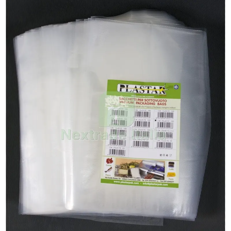 BUSTE GOFFRATE CM.40X60 PER SOTTOVUOTO (PZ.100) — Casalinghi e organizzazione — rif. FERX.500332 BUSTE GOFFRATE CM.40X60 PER SOTTOVUOTO (PZ.100) — Casalinghi e organizzazione — rif. FERX.500332