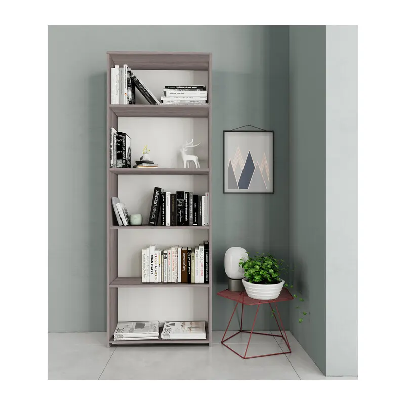 Kit Libreria 4 Ripiani Rovere GRI. CM.L65XH183XD25 — Arredo — rif. FERX.501009 Kit Libreria 4 Ripiani Rovere GRI. CM.L65XH183XD25 — Arredo — rif. FERX.501009