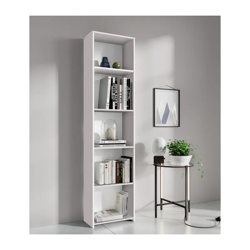 Kit Libreria 4 Ripiani Bianco CM.L45XH183XD25 — Arredo — rif. FERX.501013 Kit Libreria 4 Ripiani Bianco CM.L45XH183XD25 — Arredo — rif. FERX.501013